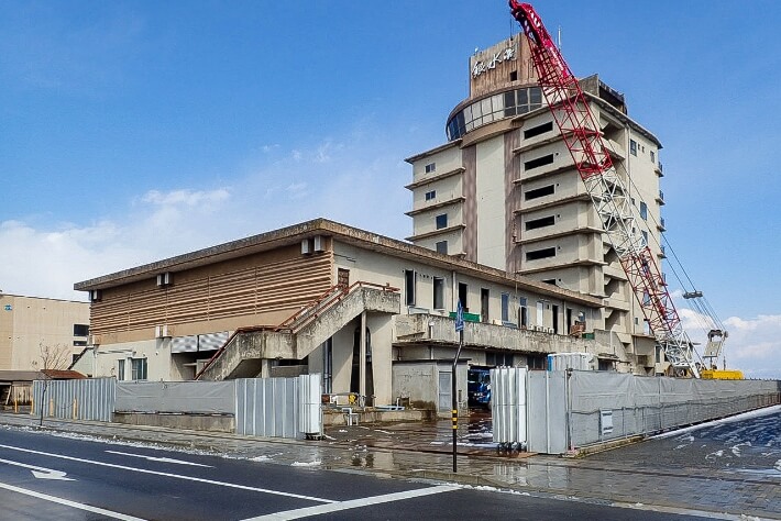 和倉町某ホテル解体工事